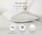 Luxury 100% Egyptian Cotton Pillow Cases Standard Size Set of 2, Sateen Weave, Soft, Breathable & Cooling Ivory Pillow Cases